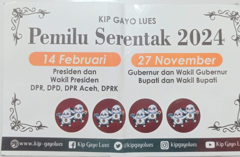 Ini Penjelasan Ketua KIP Gayo Lues Terkait Pemilu Dan Pilkada Serentak